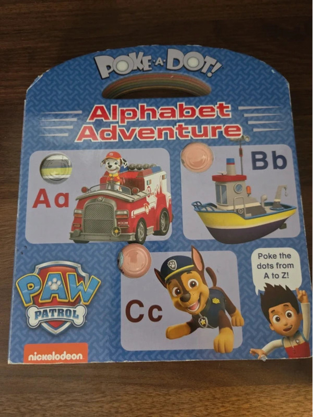 Poke a Dot Paw Patrol Alphabet Adventure
